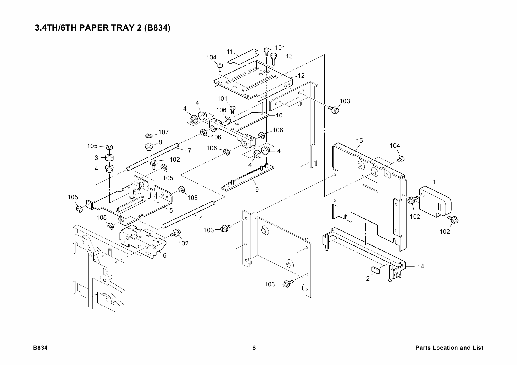 RICOH Options B834 LCIT-RT5010 Parts Catalog PDF download-3